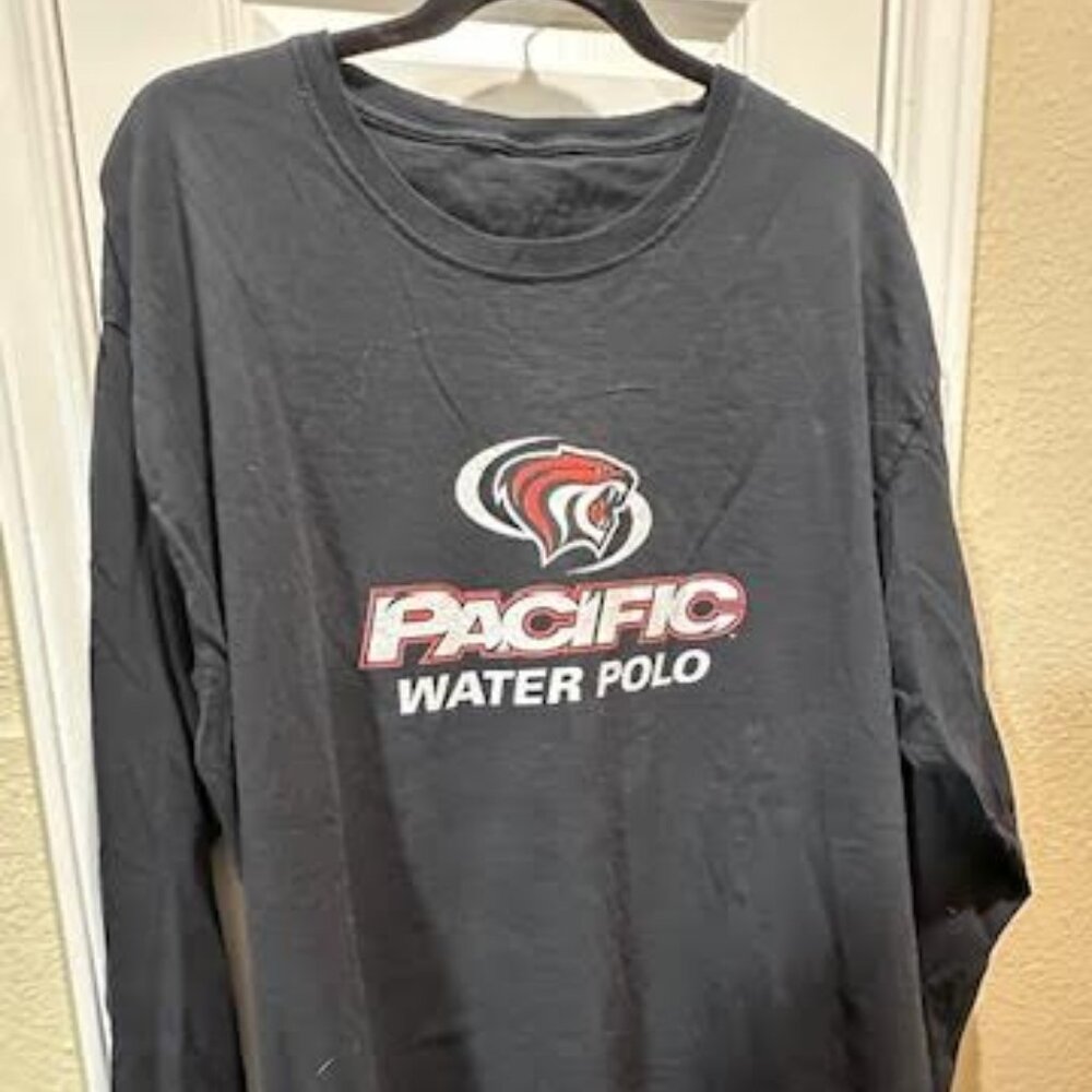 University of The Pacific Tigers Water Polo Long Sleeve Tshirt